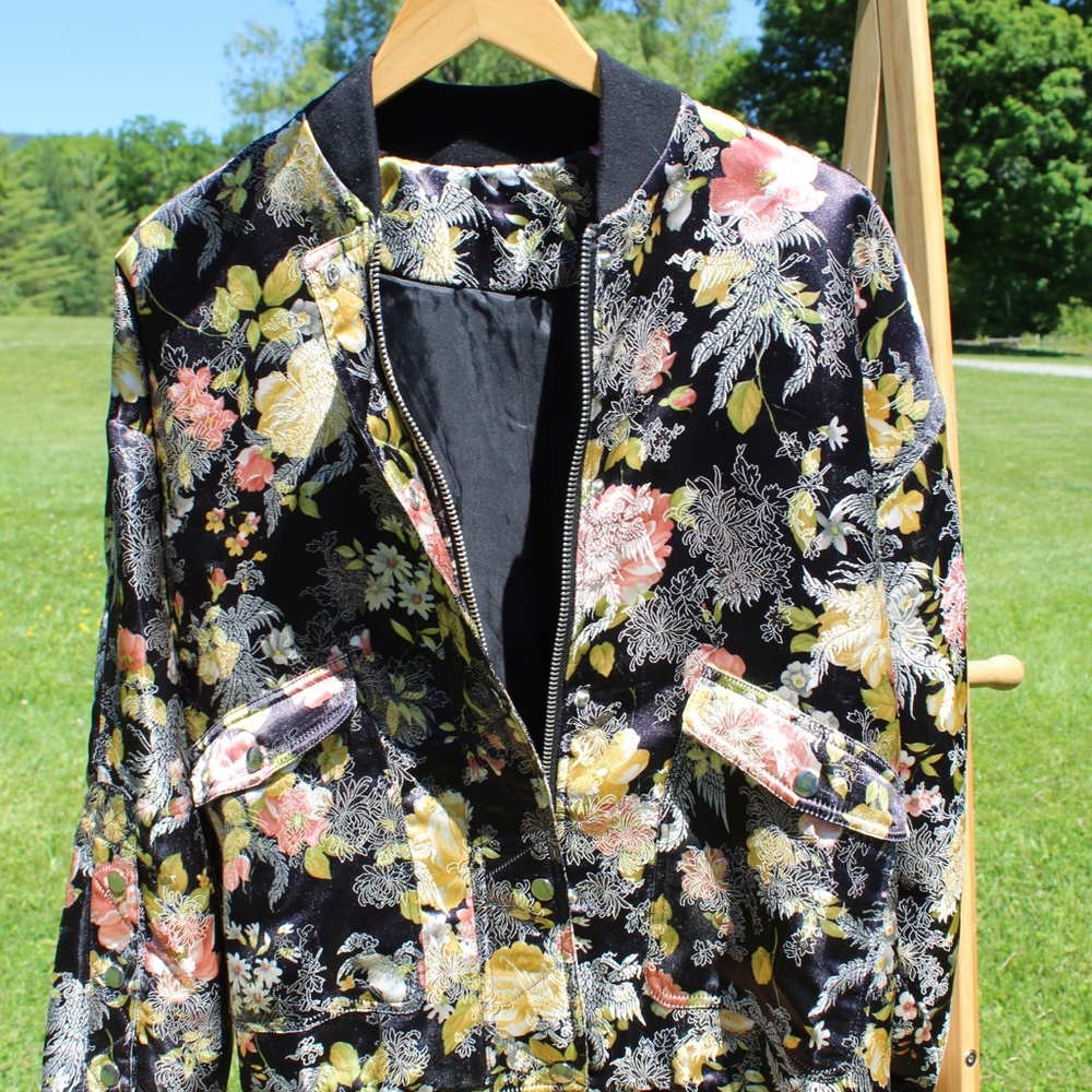 Free People Floral Print Jacket - Picture 6 of 11